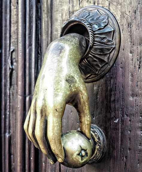 Magic themed door knocker